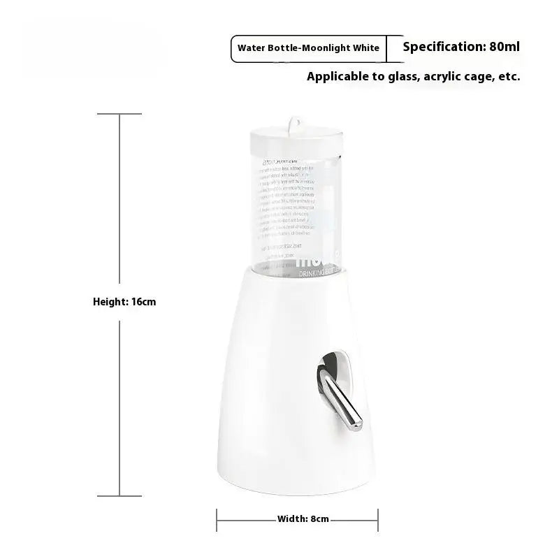 2-In-1 Hamster Feeder And Waterer, Large Capacity Automatic Dispenser