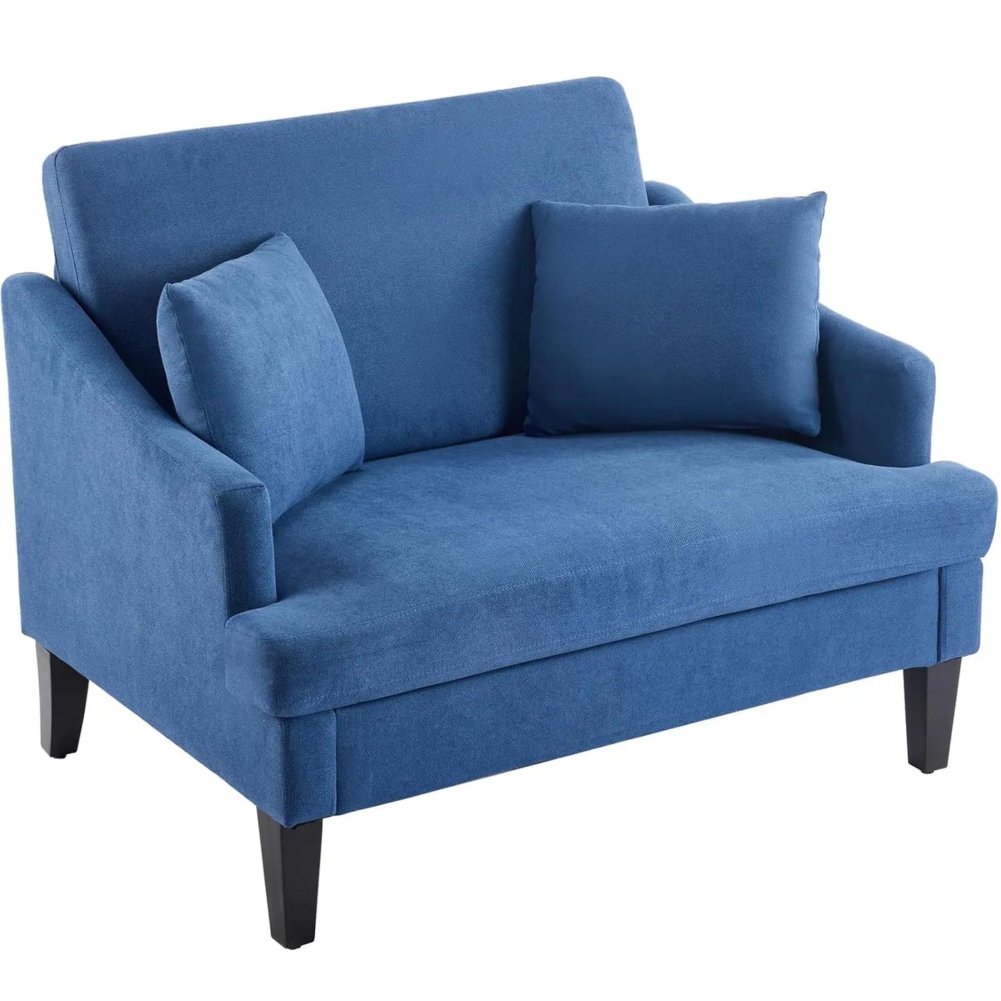 Oversized Accent Chair With Pillows And Modern Upholstered Armchair