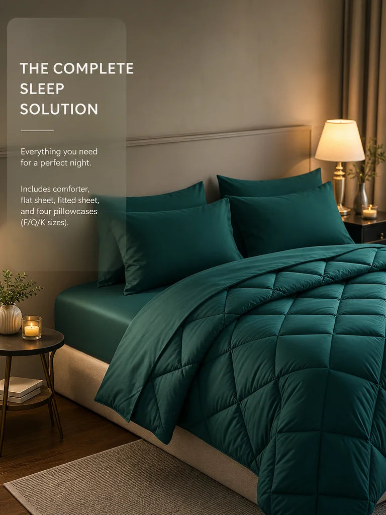 5pcs/7pcs Twin Full Queen King Bedding Sets Home Decor Comforter Flat Sheet Fitted Sheet Pillowcases Sleeping Sets The Pet & Home Store