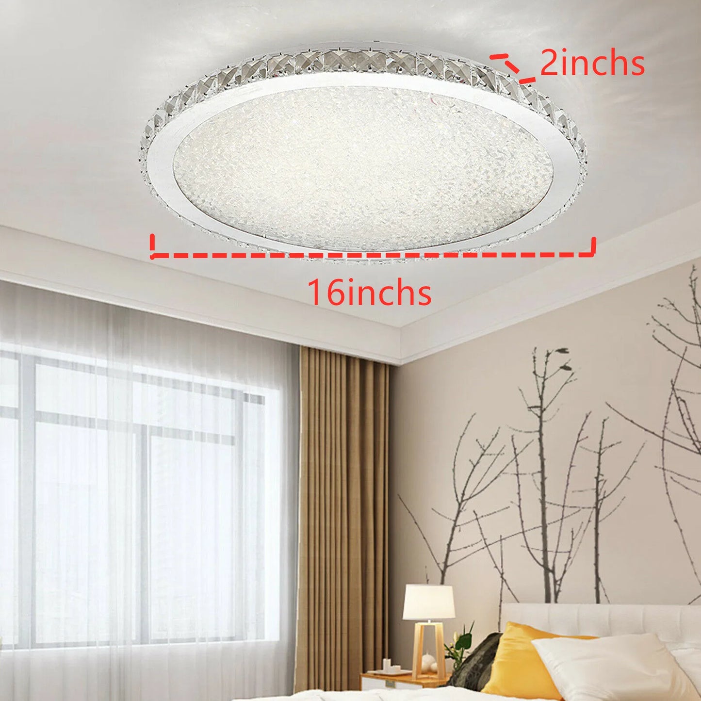 LOYALHEARTDY Modern Crystal Ceiling Light Pendant LED Chandelier Raindrop Design