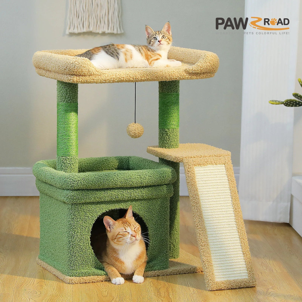 Cat Tree for Indoor Cat Tower with Sisal Scratching Post The Pet & Home Store
