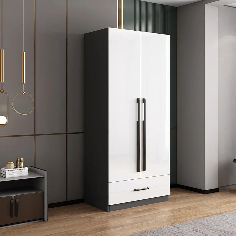 DUTRIEUX Wooden Wardrobe With Kids Drawers And Storage