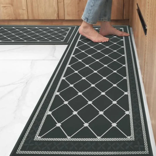 2 PCS Cushioned Kitchen Mat Set Comfort Stand Rug Home Textile for Women And Men Christmas Thanksgiving Gift