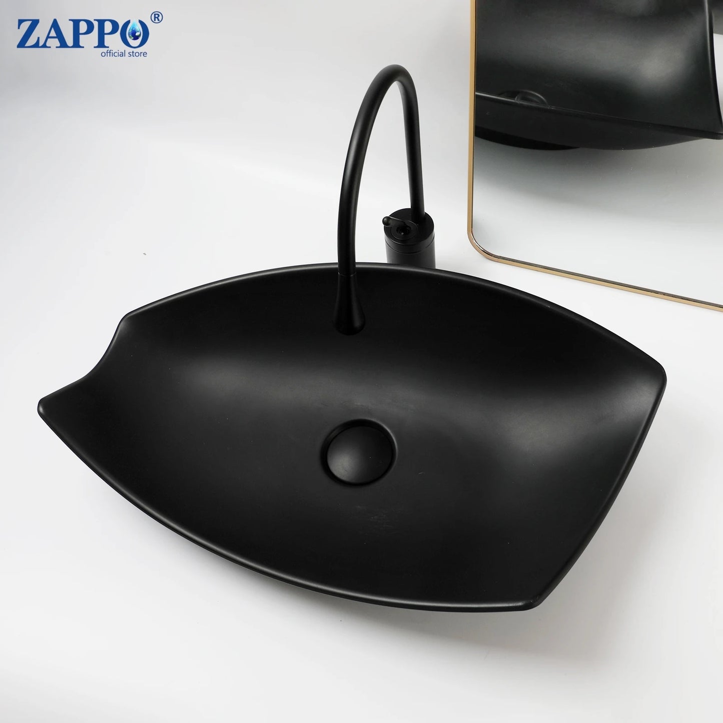 ZAPPO Commercial Bathroom Vessel Sink Large Vessel Sink Bowl With Faucet Above Counter Top Oval Bowl Sinks For Bathroom,Hotel