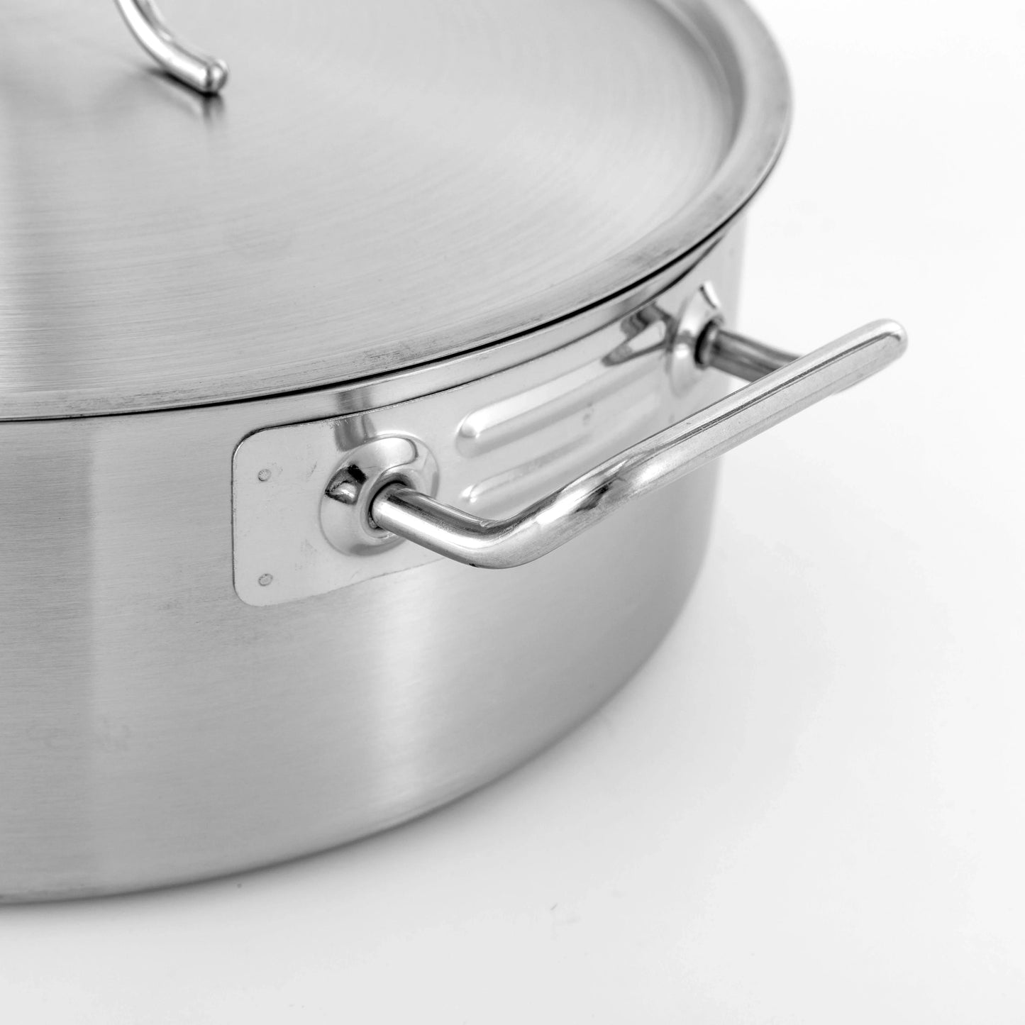 Stainless Steel Stock Pot With Glass Lid For Soup Making