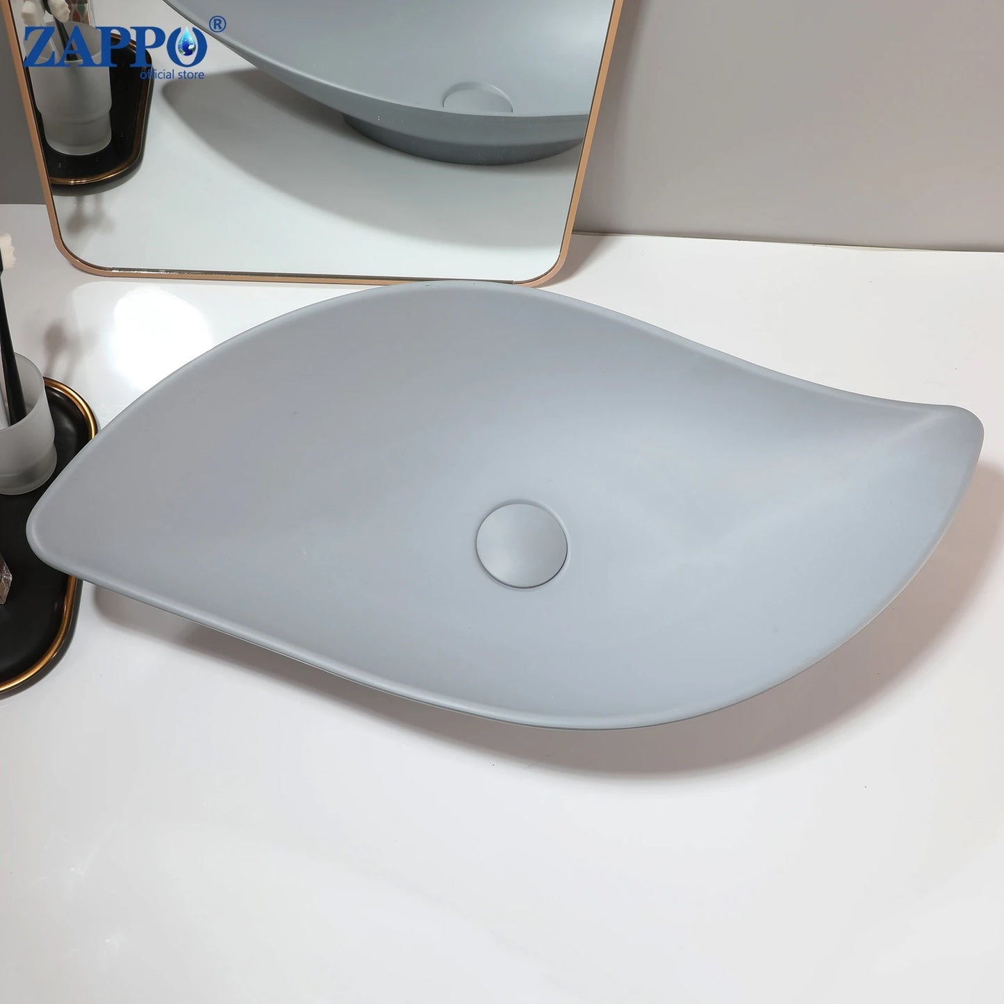 Torayvino Vessel Sink Stone Resin Washbasin Above Counter