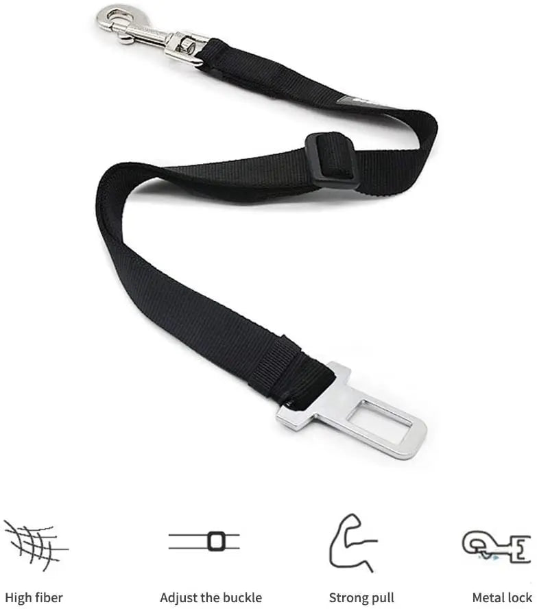 Adjustable Pet Car Seat Belt Harness For Dogs And Cats