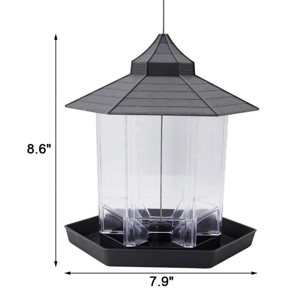 Rust Proof Hanging Bird Feeder Squirrel Proof Cardinal Wildlife Feeder