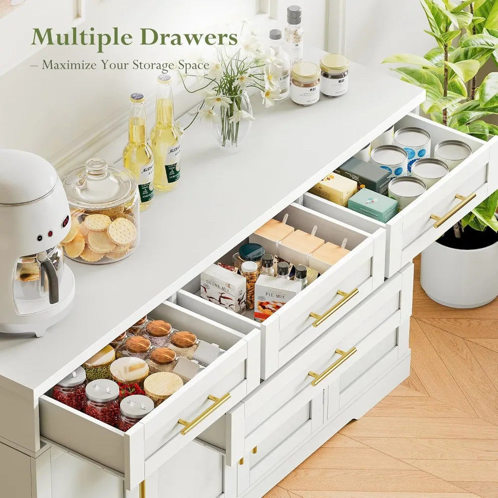 Concho Buffet Cabinet With Storage And Adjustable Shelves