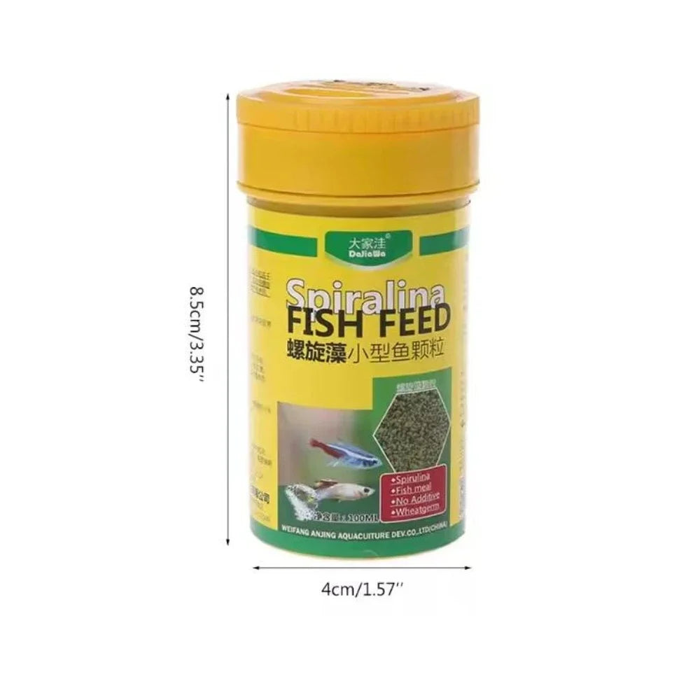 Spirulina Food Granule For Aquarium Fish Nutrition