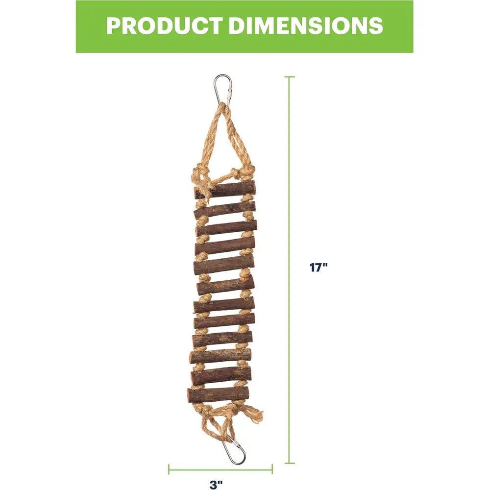Rope Ladder Toy for Small to Medium Birds: Climbing Exercise, Beak Activity, Mental Stimulation, and Interactive Fun