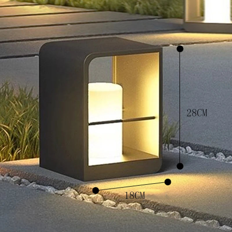 Outdoor LED Lawn Floor Lamp For Garden Courtyard Lighting
