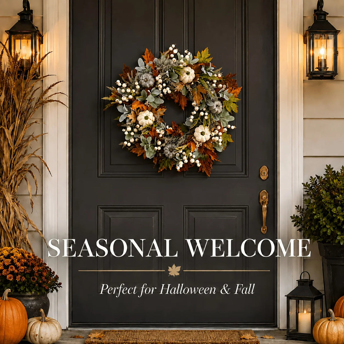 Thanksgiving Wreaths for Front Door The Pet & Home Store