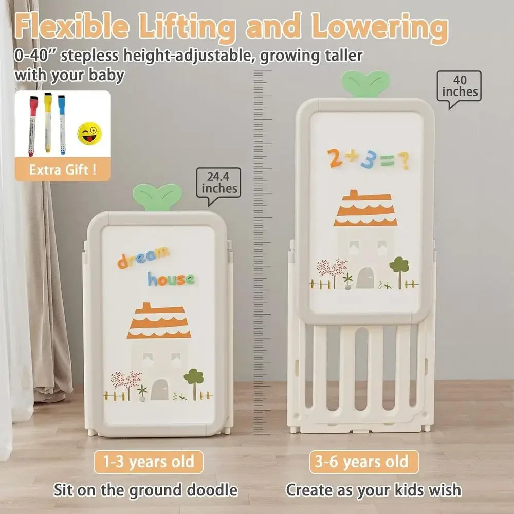 Kids Toy Storage Organizer With 10 Removable Bins And 3 Tier Shelves
