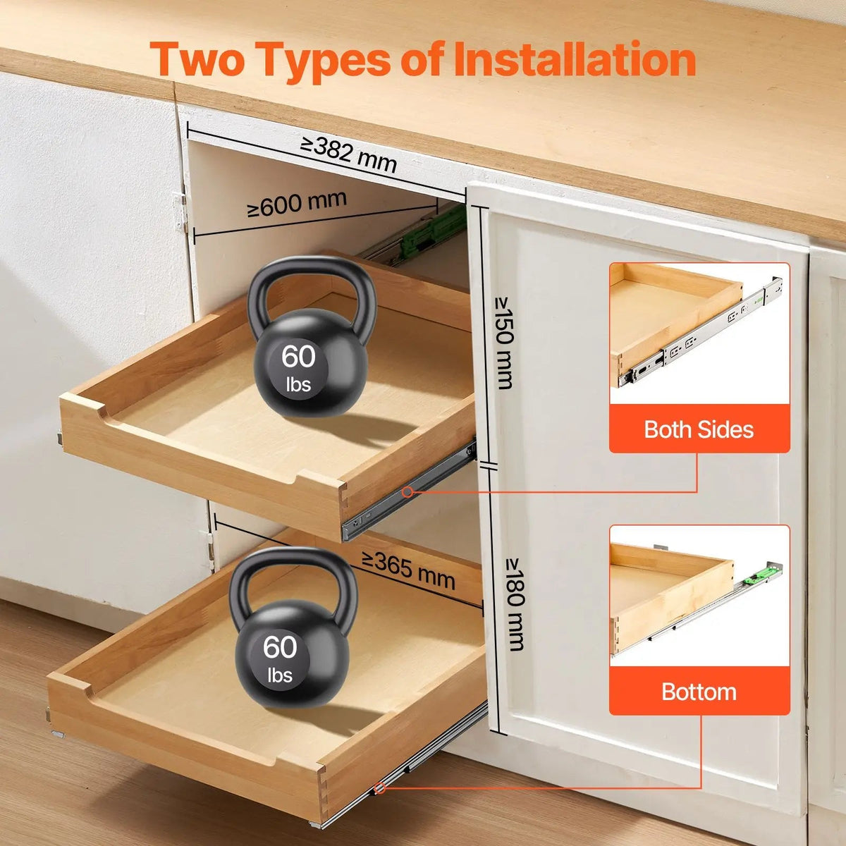 17"W x 21"D Cabinet Pullout Drawer The Pet & Home Store