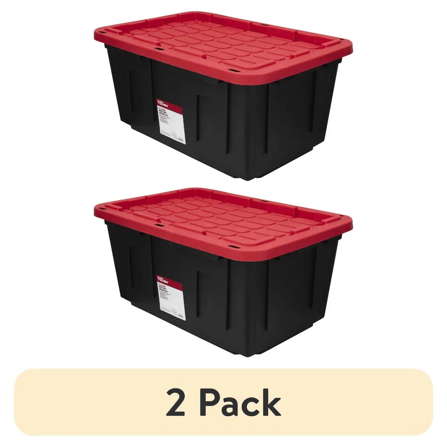 Heavy Duty Plastic Storage Bin With Secure Snap Lid