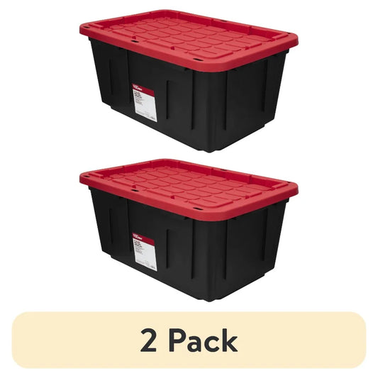 Heavy Duty Plastic Storage Bin With Secure Snap Lid