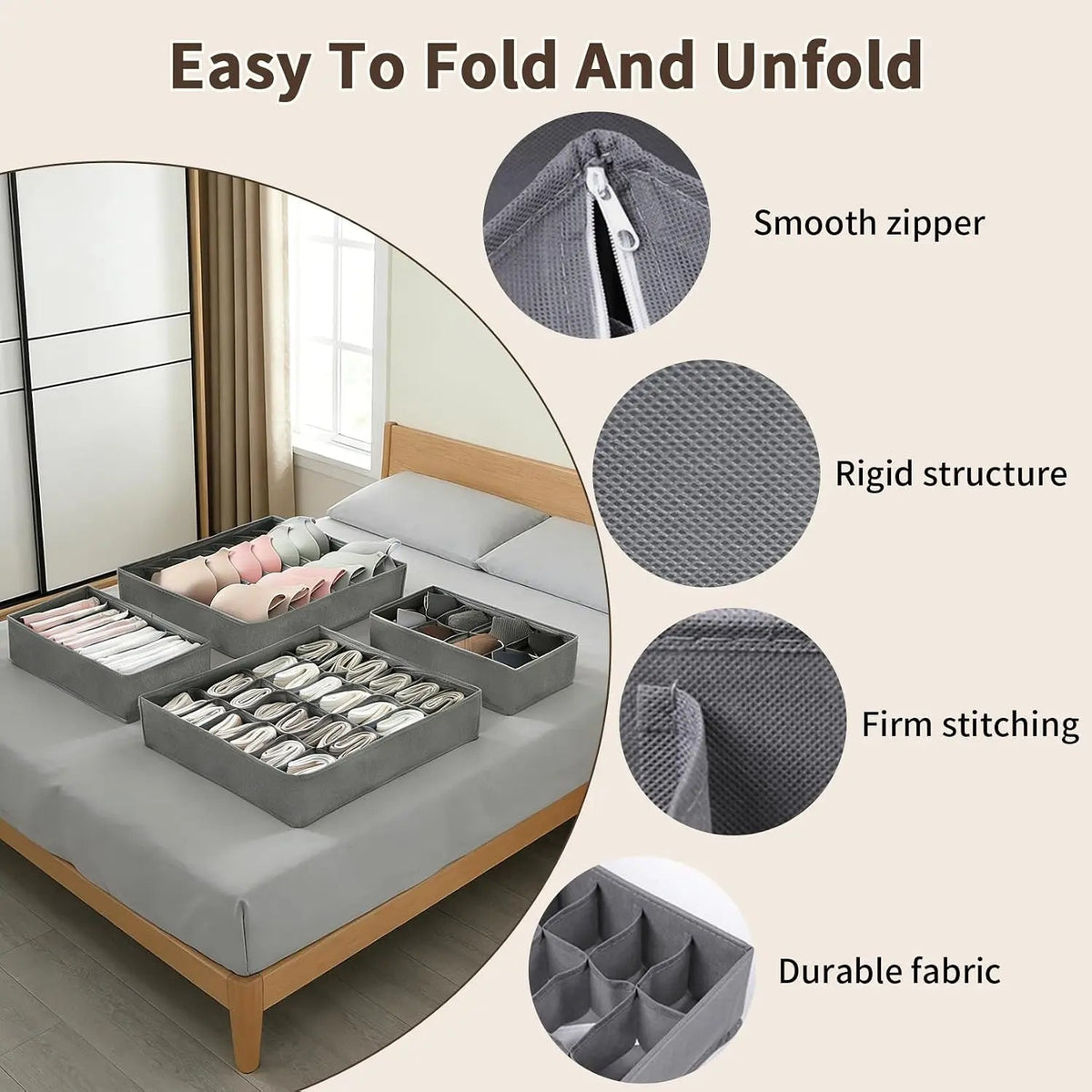 12Pack Underwear Drawer Organizer The Pet & Home Store