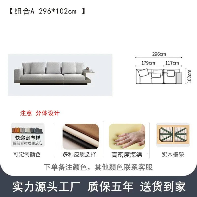 Modern Luxury Modular Sofa Set for Living Room Fabric