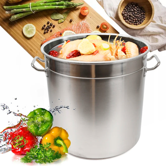 Thickened Stainless Steel Soup And Stock Pot With Lid
