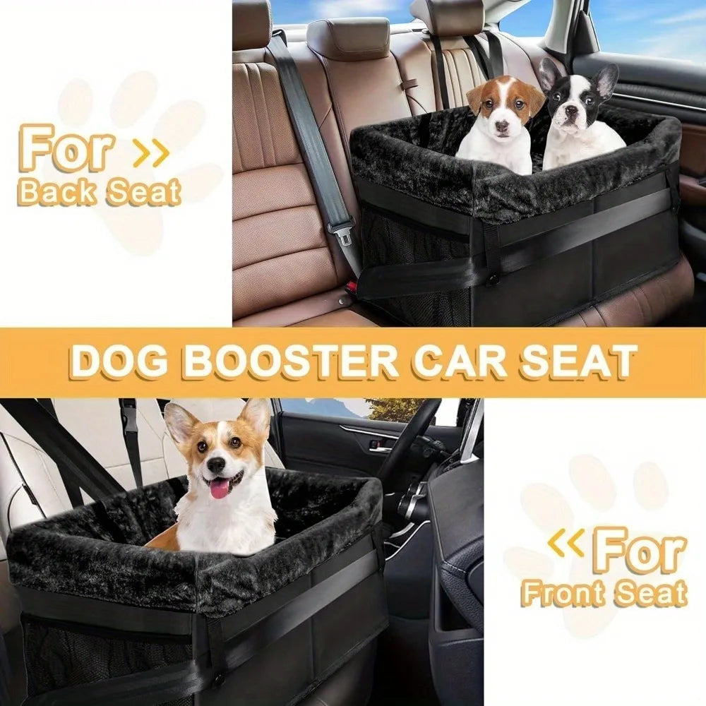 Portable dog height increasing seat - suitable for heavy-duty car seats for small dogs weighing no more than 20 pounds