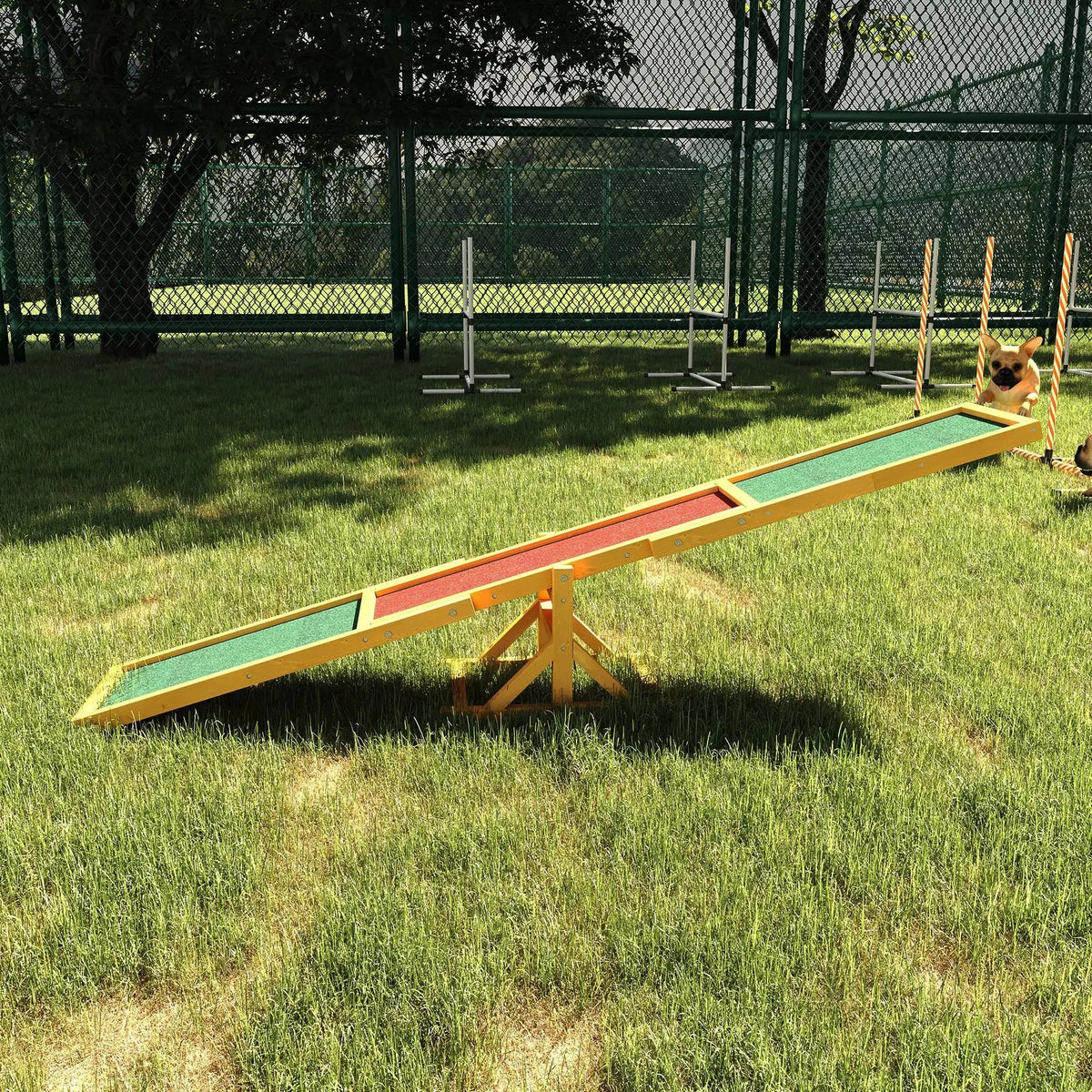 Wooden Dog Agility Training Seesaw Workout Equipment The Pet & Home Store