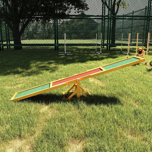 Wooden Dog Agility Training Seesaw Workout Equipment The Pet & Home Store