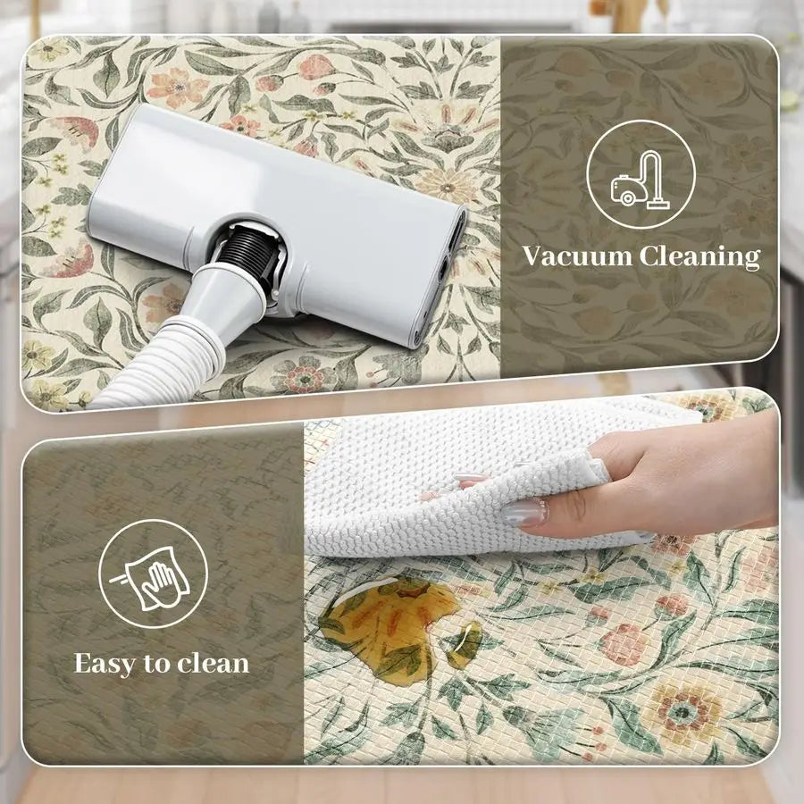 Anti Fatigue Kitchen Mats Set Of 2 Cushioned Non Slip