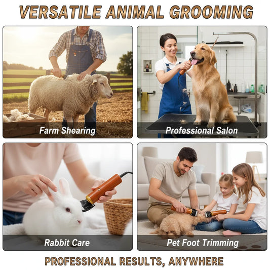Bymaocar Electric Pet Clipper 55W Corded Shears For Dogs