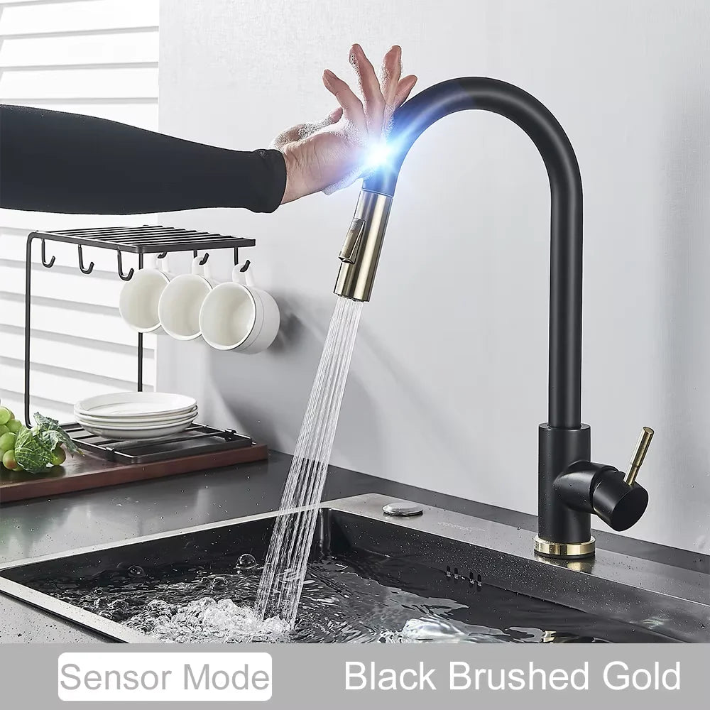 Pull Out Intelligent Touch Kitchen Sink Faucet The Pet & Home Store
